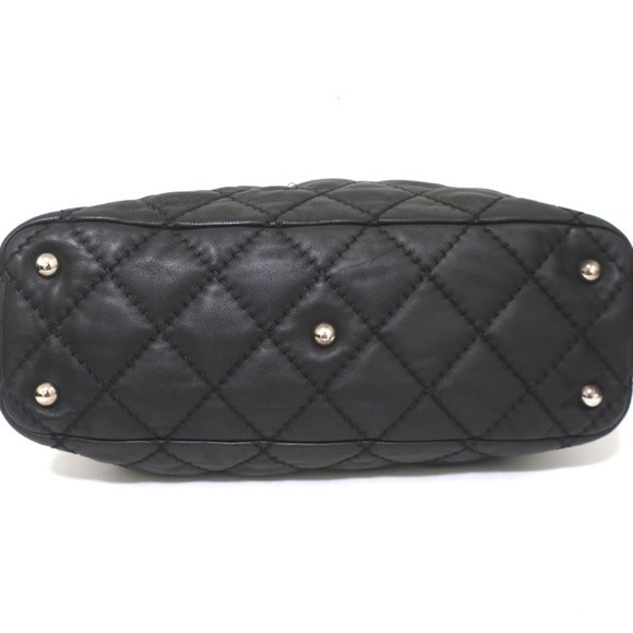 CHANEL 2013 ULTIMATE STITCH HOBO BLACK QUILTED LEATHER LARGE SHOULDER BAG - Picture 7 of 15